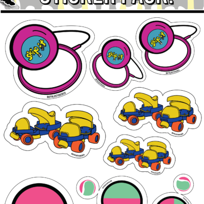 Retro Summer Sticker Pack!