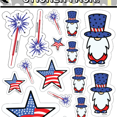 4th of July Sticker Pack!