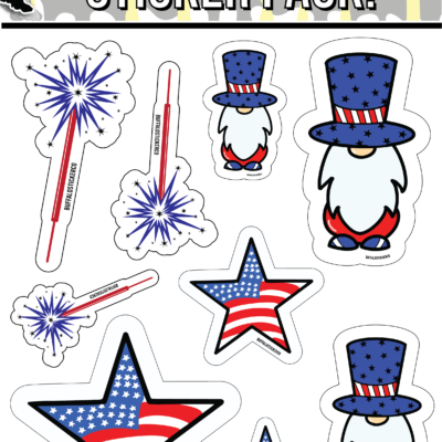 4th of July Sticker Pack!